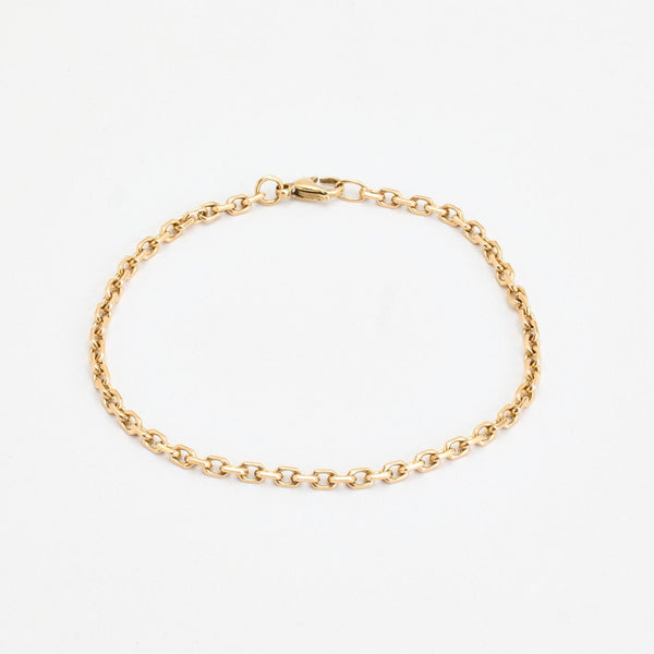 Anchor chain Bracelet in 8K gold, 22 cm, 5.68 g – anotherslegacy_com