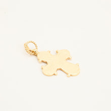 Pendant in 14K Gold, 1.38 inches | Vintage Solid Gold | Minimalistic