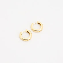 Minimalist Chic 18K Solid Gold Earrings, 0.55 inch Simple Gold Studs, Modern Classic Style, Everyday Luxury Gold Jewelry