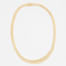 Brick Necklace in 14K Gold, 16.14 inches | Vintage Solid Gold