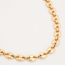 Mariner link Necklace in 14K Gold, 15.55 inches | Vintage Solid Gold