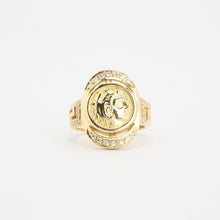 Ring with diamond (0.18 ct) in 18K Gold size 7¼ | Solid Gold | Fine