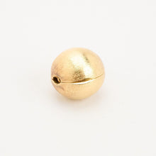 Bo Gindeberg Vintage Pendant, 14K Gold, Classic Circular Design, 0.47 inches Diameter, Elegant Fine Jewelry