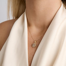 Elegant Anchor Chain Necklace, 14K Gold with Sparkling Diamonds, 0.88 CTW, 45 cm Length, Classic Diamond Pendant