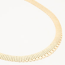 Brick Necklace in 14K Gold, 16.14 inches | Vintage Solid Gold