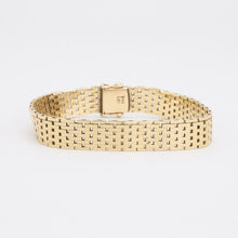 BNH Brick Bracelet in 14K Gold, 6.5 inches | Vintage Solid Gold