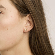 Earrings in 18K Gold, 0.24 inches | Real Genuine Gold | Minimalistic
