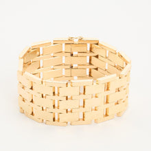 Block Bracelet in 14K Gold, 7.09 inches | Real Genuine Gold | Fine