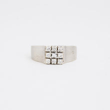 Ring with diamond (0.28 ct) in 14K White gold size 6½ | Real Genuine