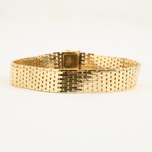 Brick Bracelet in 14K Gold, 7.48 inches | Solid Gold | Quality Fine