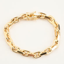 BNH Anchor chain Bracelet in 14K Gold, 7.09 inches | Vintage Solid