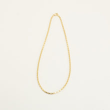 Anchor chain Necklace in 14K Gold, 18.31 inches | Vintage Solid Gold