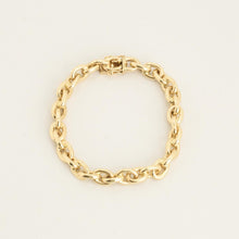 BNH Ankerkettenarmband aus 14 Karat Gold, 7,09 Zoll | Massivgold