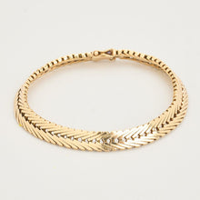 Geneva Bracelet in 14K Gold, 7.28 inches | Solid Gold | Minimalistic