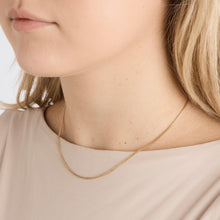 Curb Necklace in 14K Gold, 15.94 inches | Real Genuine Gold | Quality