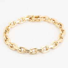 BNH Anchor chain Bracelet in 14K Gold, 8.07 inches | Real Genuine Gold