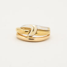 Ring in 18K Gold, white gold and rose gold size 7¾ | Real Genuine