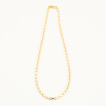 Anchor chain Necklace in 14K Gold, 23.43 inches | Vintage Solid Gold