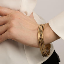 Geneva Bracelet in 14K Gold, 7.28 inches | Vintage Solid Gold