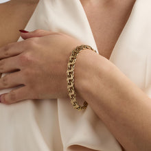 BNH Bismarck Bracelet in 14K Gold, 7.68 inches | Real Genuine Gold