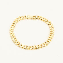 Curb Bracelet in 8K Gold, 7.09 inches | Vintage Solid Gold | Quality