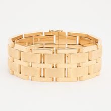 Block Bracelet in 14K Gold, 7.09 inches | Solid Gold | Fine Jewelry