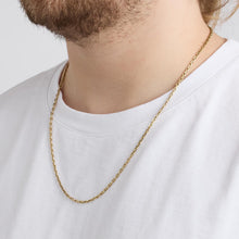 Anchor chain Necklace in 14K Gold, 24.02 inches | Vintage Solid Gold