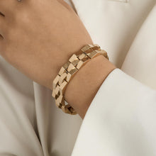 Block Bracelet in 14K Gold, 7.28 inches | Solid Gold | Quality Fine