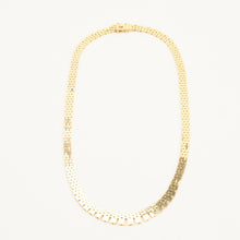 Brick Necklace in 14K Gold, 16.14 inches | Solid Gold | Quality Fine