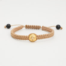 Shamballa Bracelet with diamond (0.01 ct) in 18K Gold, 7.48 inches