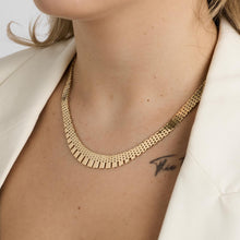 Brick Necklace in 14K Gold, 17.91 inches | Solid Gold | Quality Fine