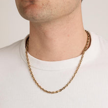 Anchor chain Necklace in 14K Gold, 20.28 inches | Real Genuine Gold