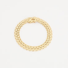 X-link Bracelet in 18K Gold, 7.28 inches | Solid Gold | Quality Fine