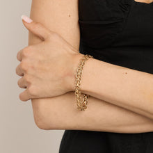 X-link Bracelet in 18K Gold, 7.09 inches | Solid Gold | Quality Fine
