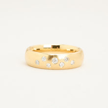 Ring with diamond (0.22 ct) in 14K Gold size 8½ | Solid Gold | Fine