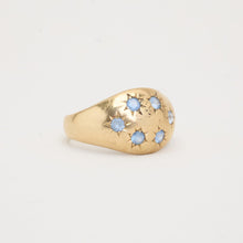 Ring with and topaz in 14K Gold size 5¾ - 6 | Vintage Solid Gold