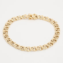 Bismarck Bracelet in 14K Gold, 7.68 inches | Vintage Solid Gold