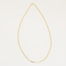 Anchor chain Necklace in 14K Gold, 27.76 inches | Real Genuine Gold