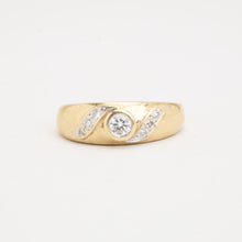 Ring with diamond (0.31 ct) in 14K Gold size 8½ | Solid Gold