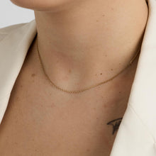 Vintage Solid 8K Gold Anchor Chain Necklace, 15.35 Inches, Classic Elegant Design, Timeless Gold Jewelry