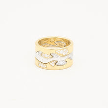 Georg Jensen Ring in 18K Gold and white gold size 6½ | Solid Gold