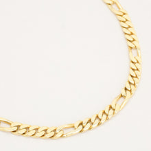 Figaro Necklace in 14K Gold, 20.28 inches | Vintage Solid Gold