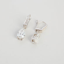 Earrings in 14K White gold, 1.06 inches | Solid Gold | Premium Real