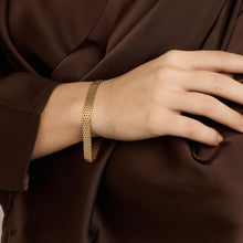 Brick Bracelet in 14K Gold, 7.68 inches | Solid Gold | Quality Fine