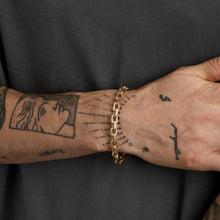 BNH Anchor chain Bracelet in 14K Gold, 7.48 inches | Solid Gold