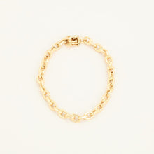 Anchor chain Bracelet in 14K Gold, 7.48 inches | Real Genuine Gold