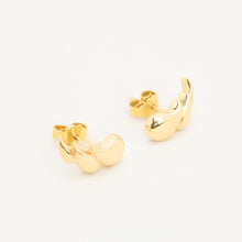 Classic Style 14K Solid Gold Earrings, Fine Quality Minimalist Design, 0.55 Inch Simple Gold Studs, Everyday Luxury Jewelry