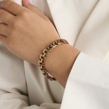 Bismarck Bracelet in 14K Gold, 7.28 inches | Solid Gold | Quality