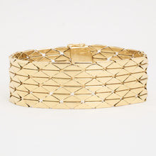 Beehive Bracelet in 14K Gold, 7.2 inches | Real Genuine Gold