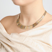 Necklace in 14K Gold, white gold and rose gold, 16.73 inches